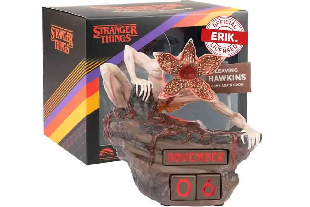 stranger things demogorgon 3d perpetual calendar