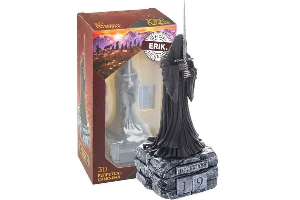 the lord of the rings nazgul 3d perpetual calendar
