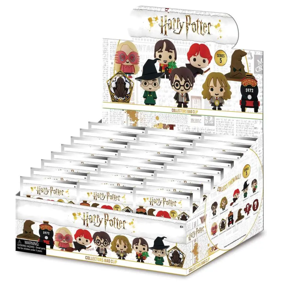 harry potter s.5 bag clip blind box display (24)