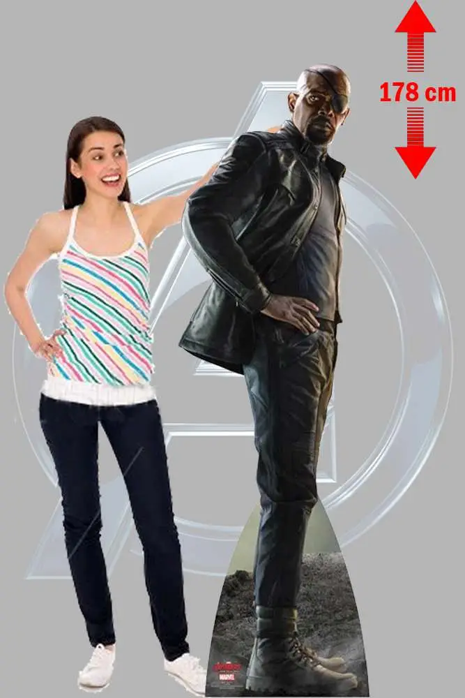 the avengers nick fury movie cutout