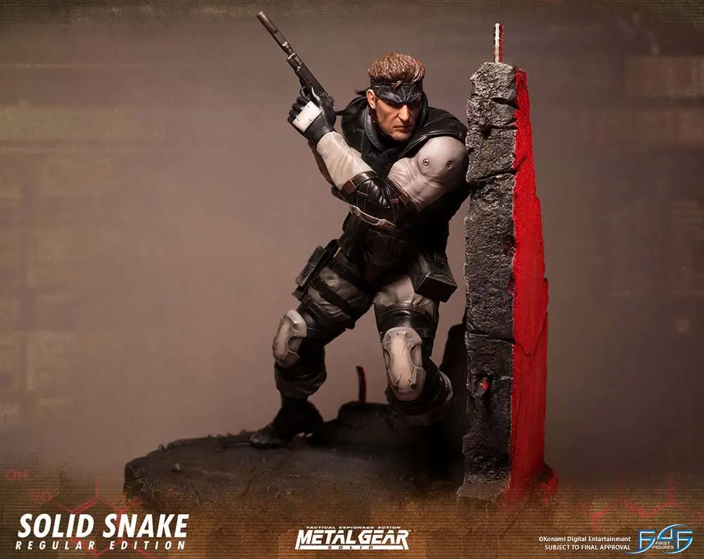 mgs solid snake statue