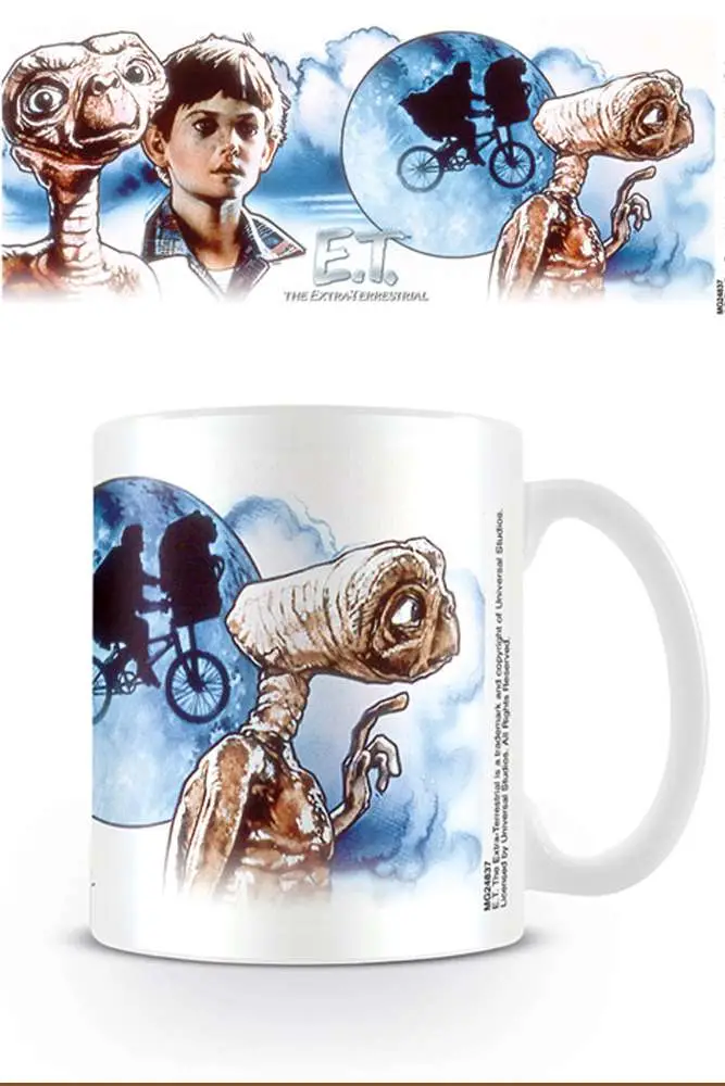 e.t. e.t. and elliot illustration mug