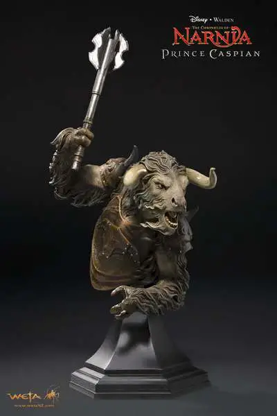narnia prince caspian minotaur bust