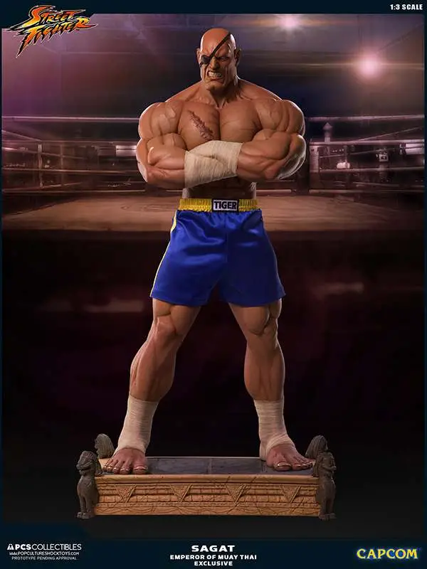 street fighter sagat emperor 1:3 ex st