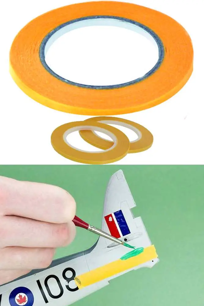 masking tape 3mmx18m - twin pack