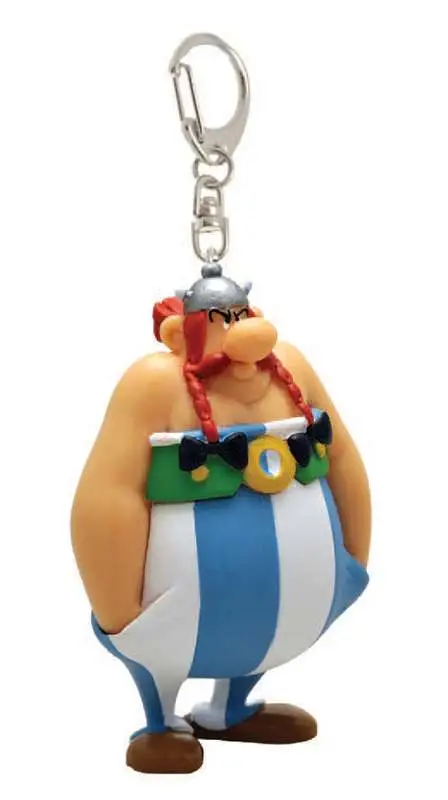 asterix obelix hands in pockets keychain