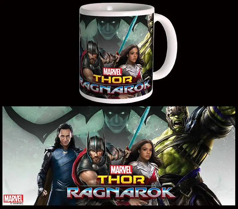 thor ragnarok cast mug