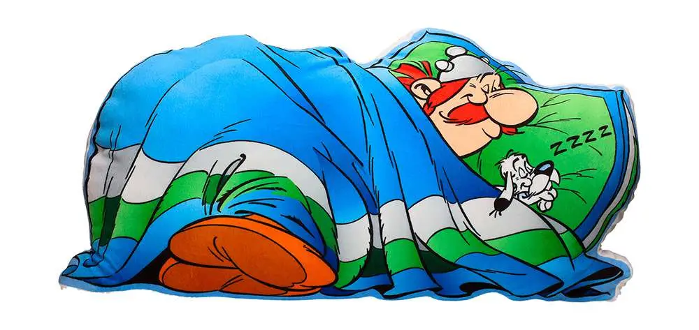 asterix obelix sleep form cushion