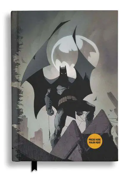 batman batsignal notebook w/light