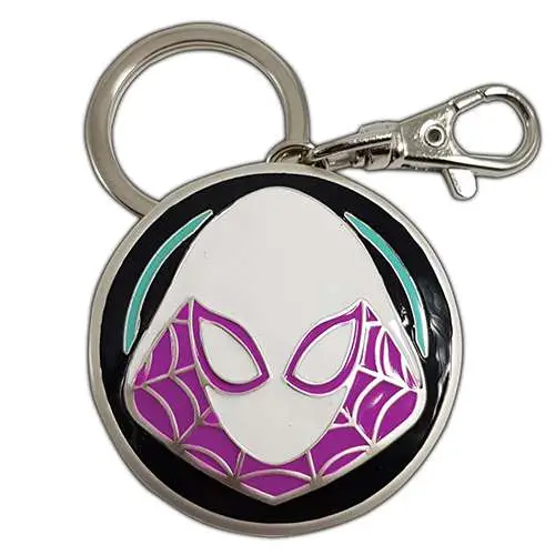 gwen spider logo keychain