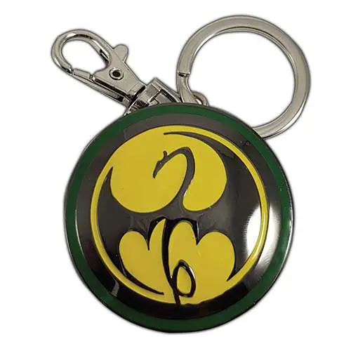iron fist logo keychain