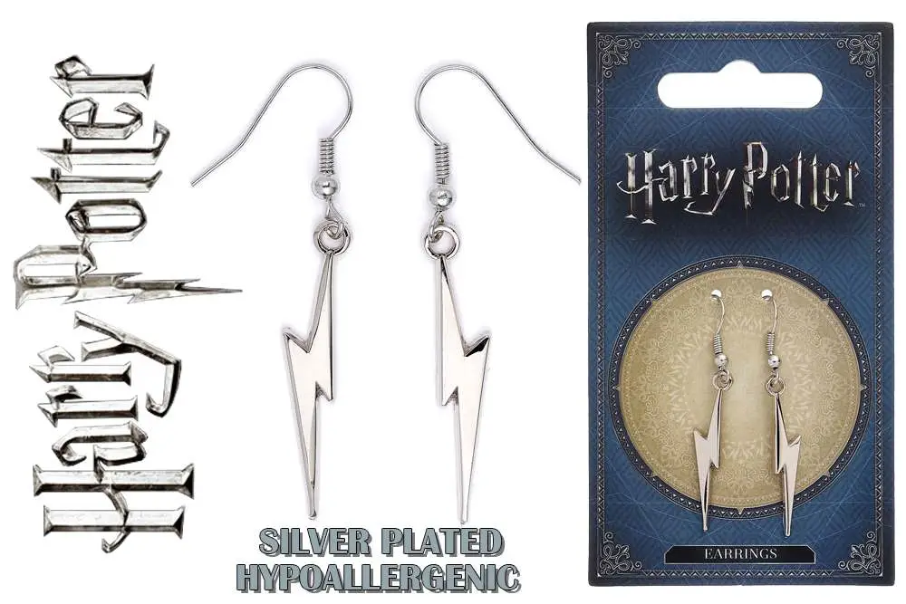 hp lightening bolt earrings