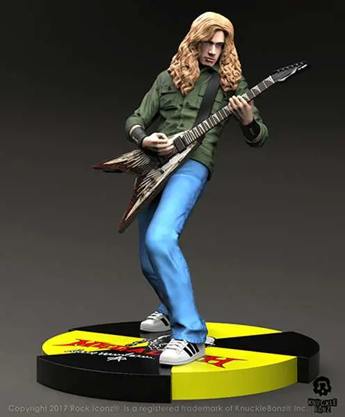 rock iconz megadeth dave mustaine statue