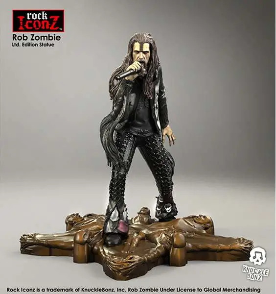 rock iconz rob zombie statue