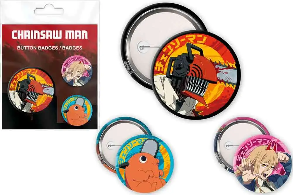 chainsaw man badge pack