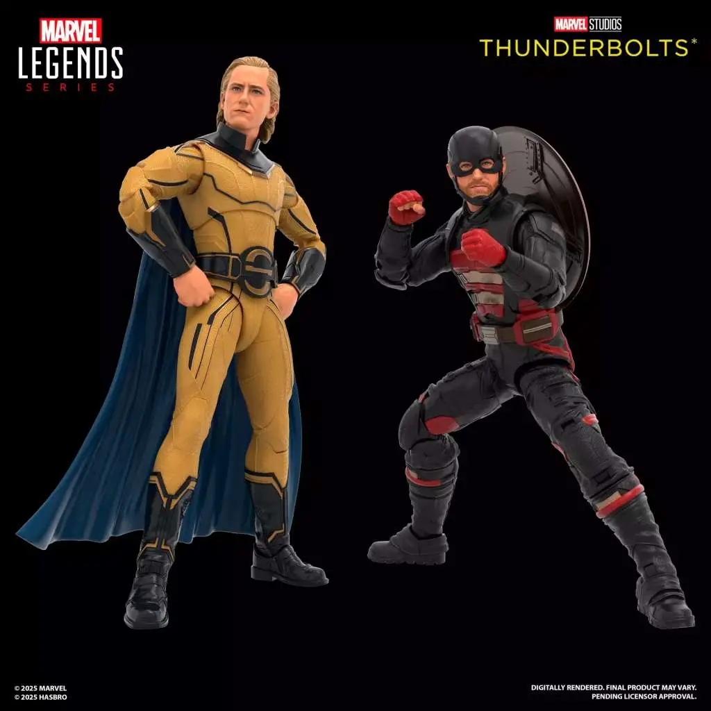 marvel legends thunderbolts john walker and sentry action figures