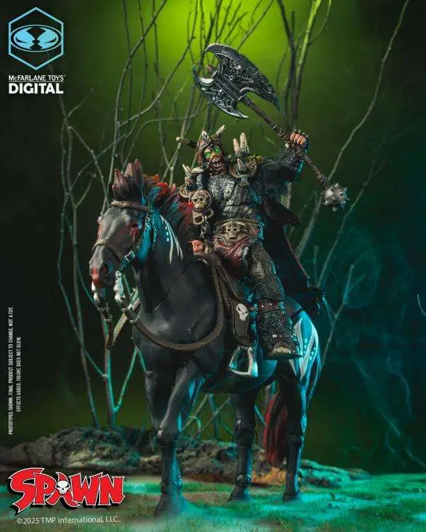 spawn: the dark ages spawn the bloodaxe with horse af two-pack