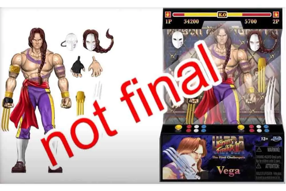 street fighter 2: vega - de luxe action figure scale 1:12