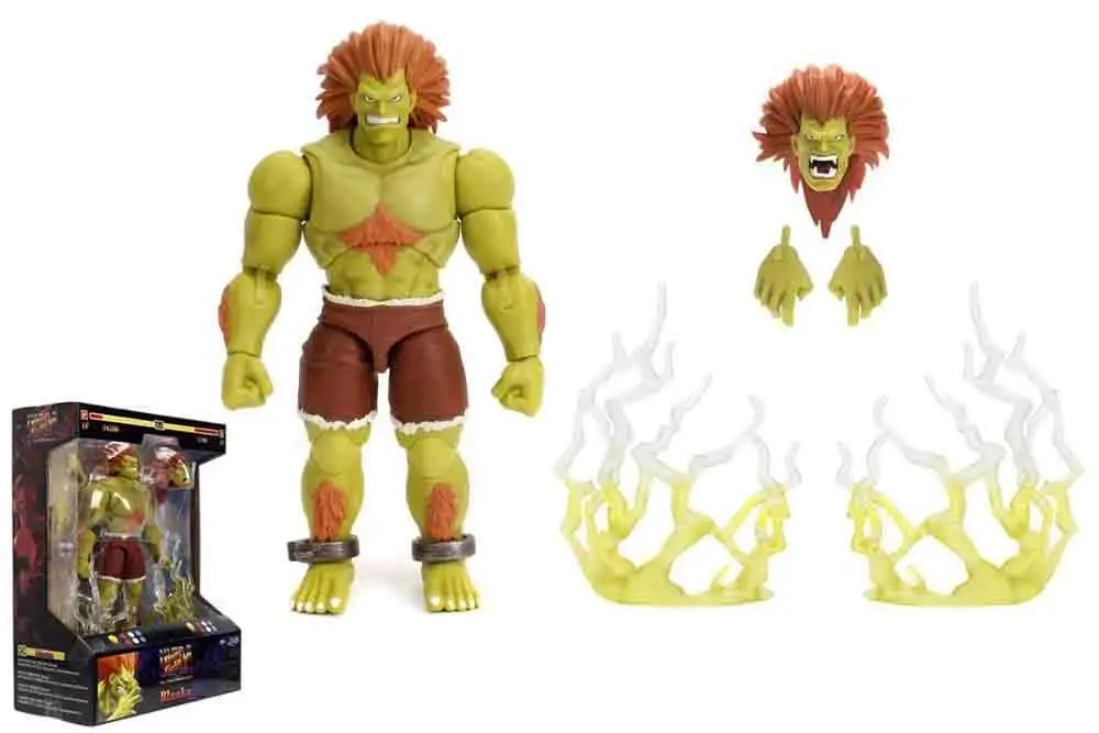 street fighter 2: blanka - de luxe action figure scale 1:12