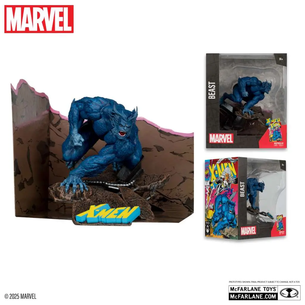 marvel collection 1/10 wv4 beast (x-men #1)