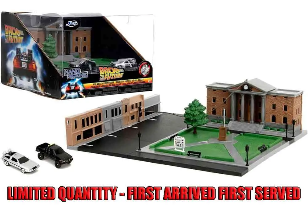 back to the future - clock tower diorama nano scene