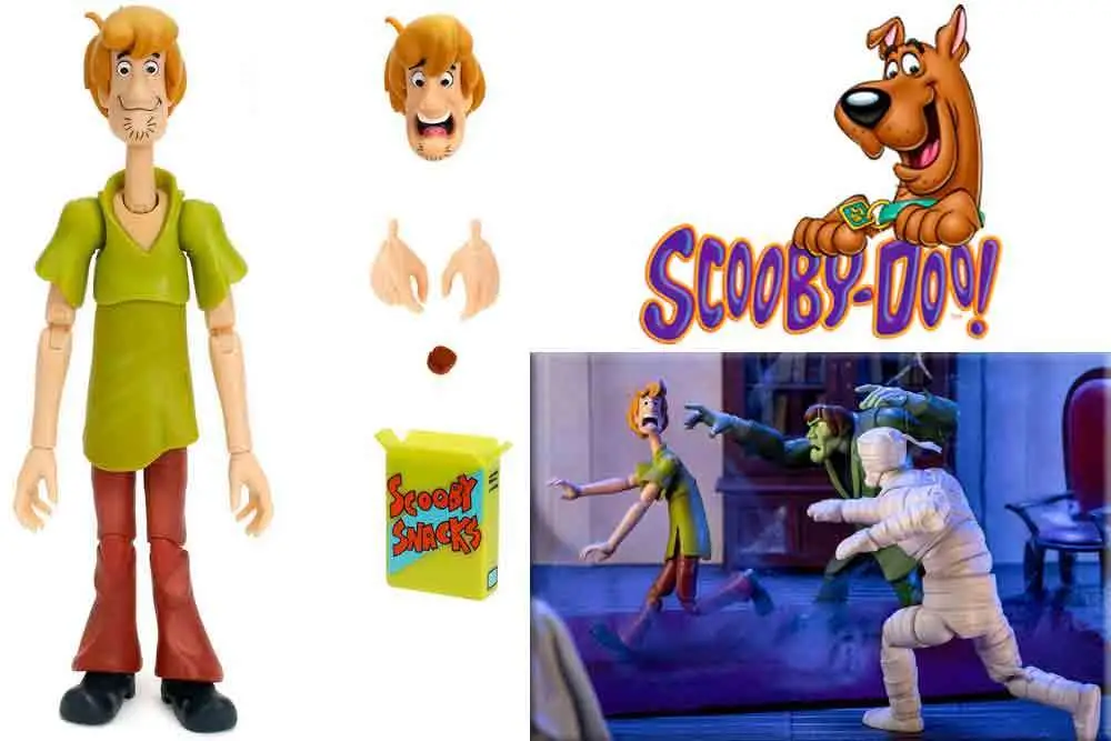 scooby doo wave 1: shaggy - de luxe action figure scale 1:12