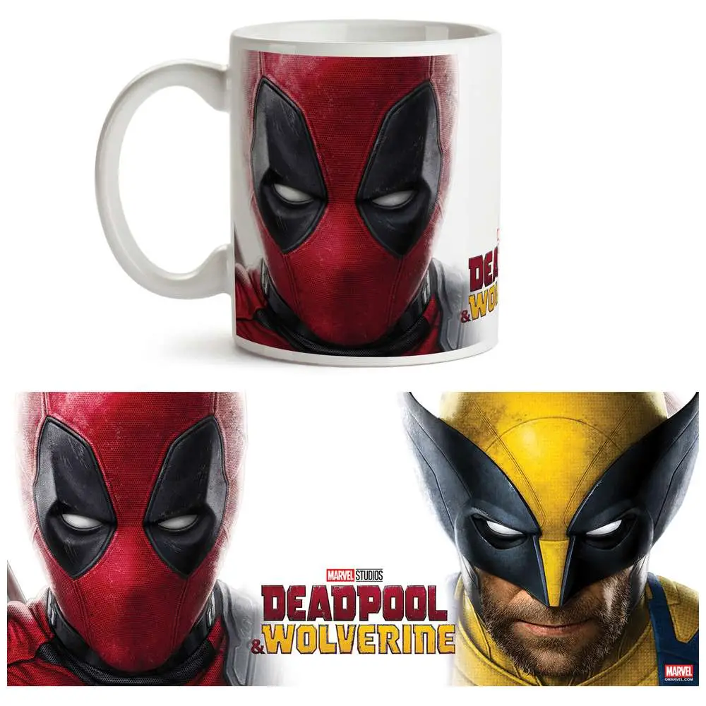 marvel deadpool & wolverine come together mug