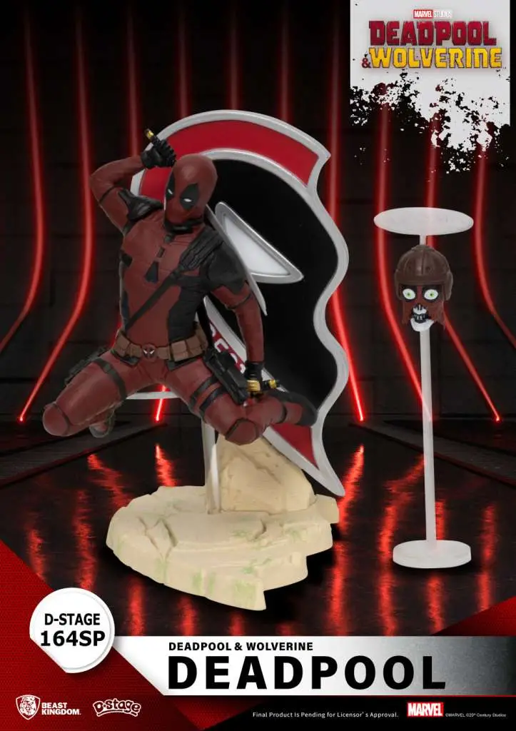 d-stage deadpool & wolverine deadpool + headpool special ed