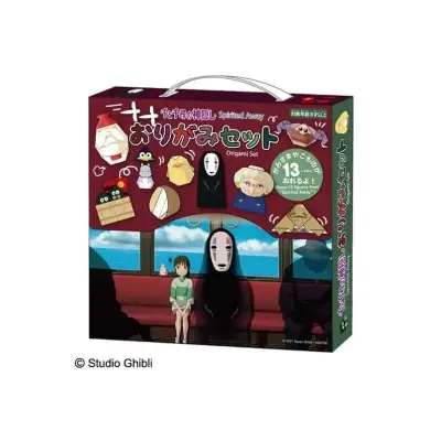 Spirited Away Chihiro & No Face On The Train Origami Set