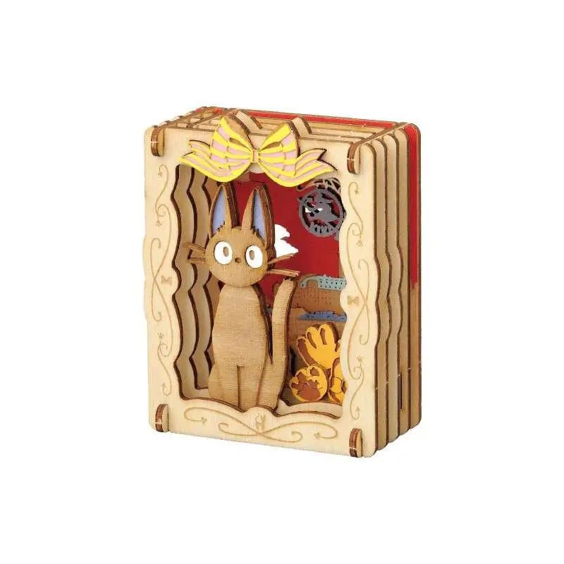 kiki’s delivery service jiji bakery wood style paper theater