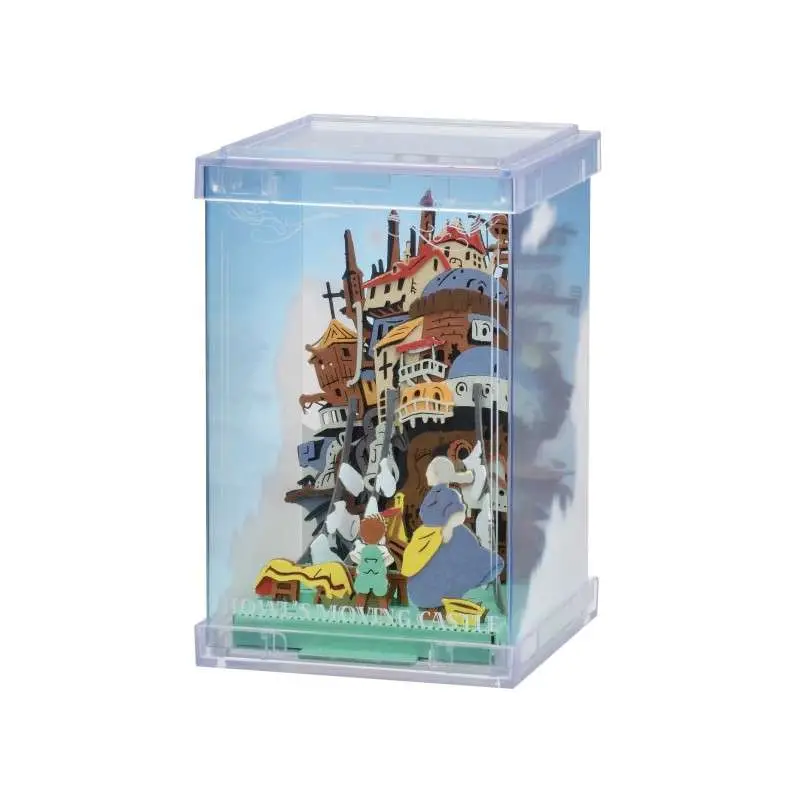 howl's moving castle laundry day cube paper theater