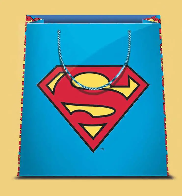 superman logo shopper