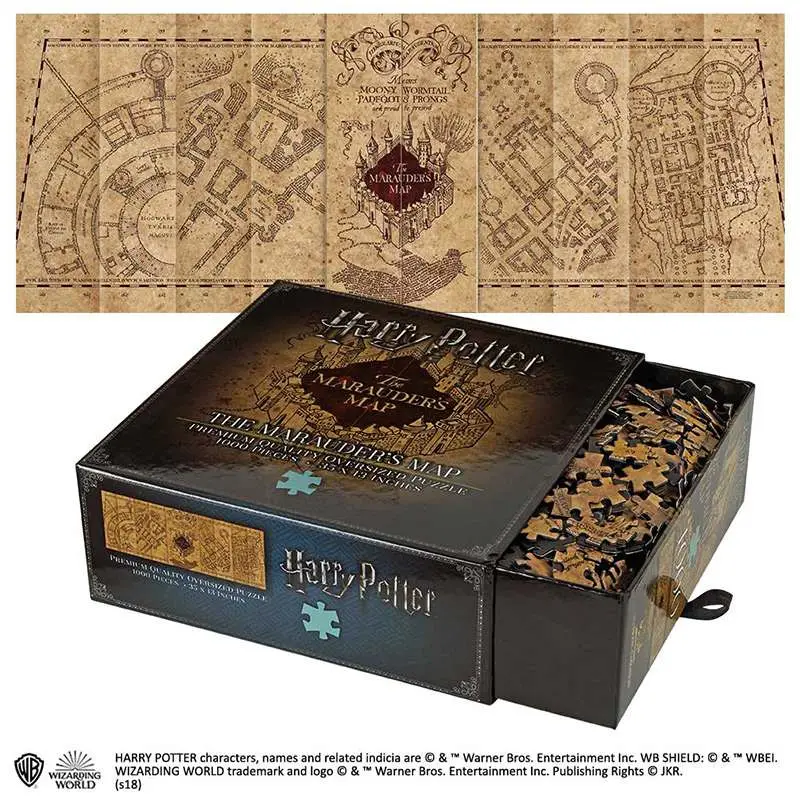 hp the marauders map cover puzzle