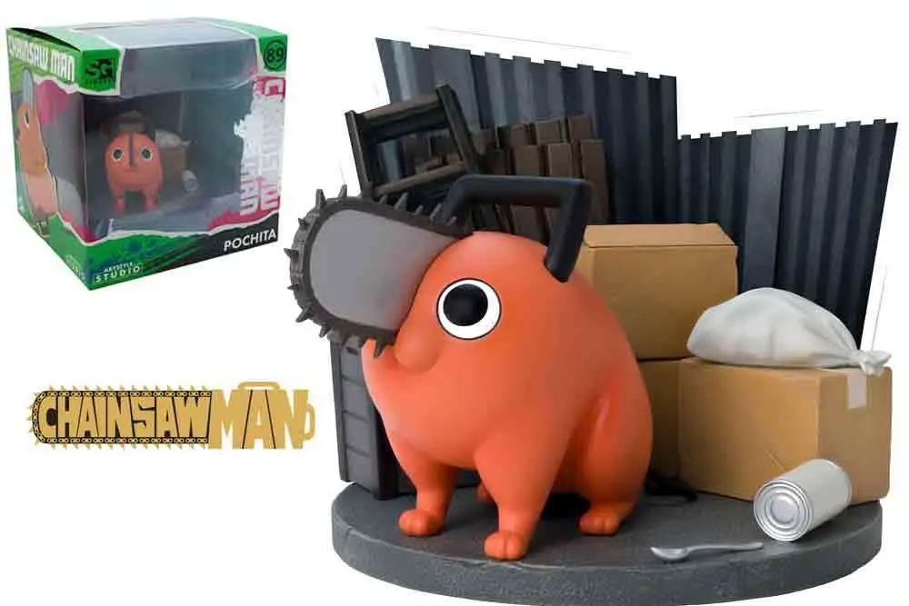 chainsaw man pochita super figure collection 1/10 pvc statue