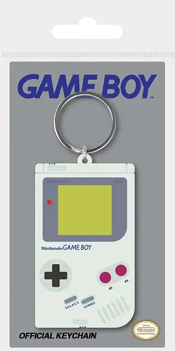 nintendo gameboy rubber keyring