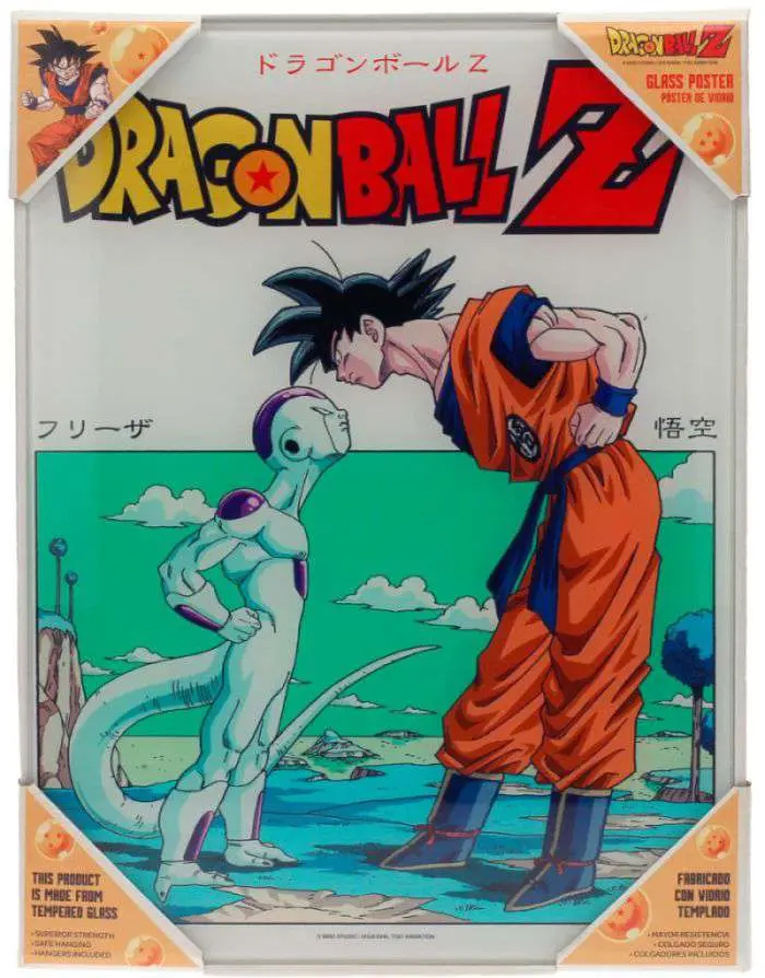 dragon ball z freezer glass poster