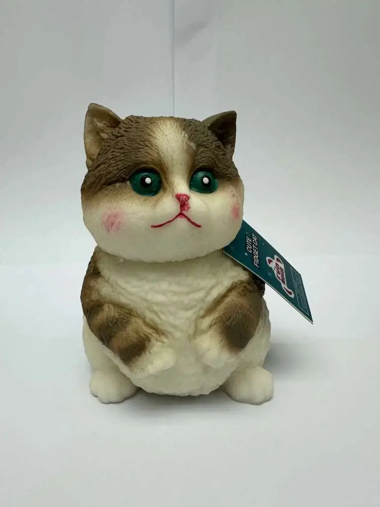 fake cat  dark brown squshy