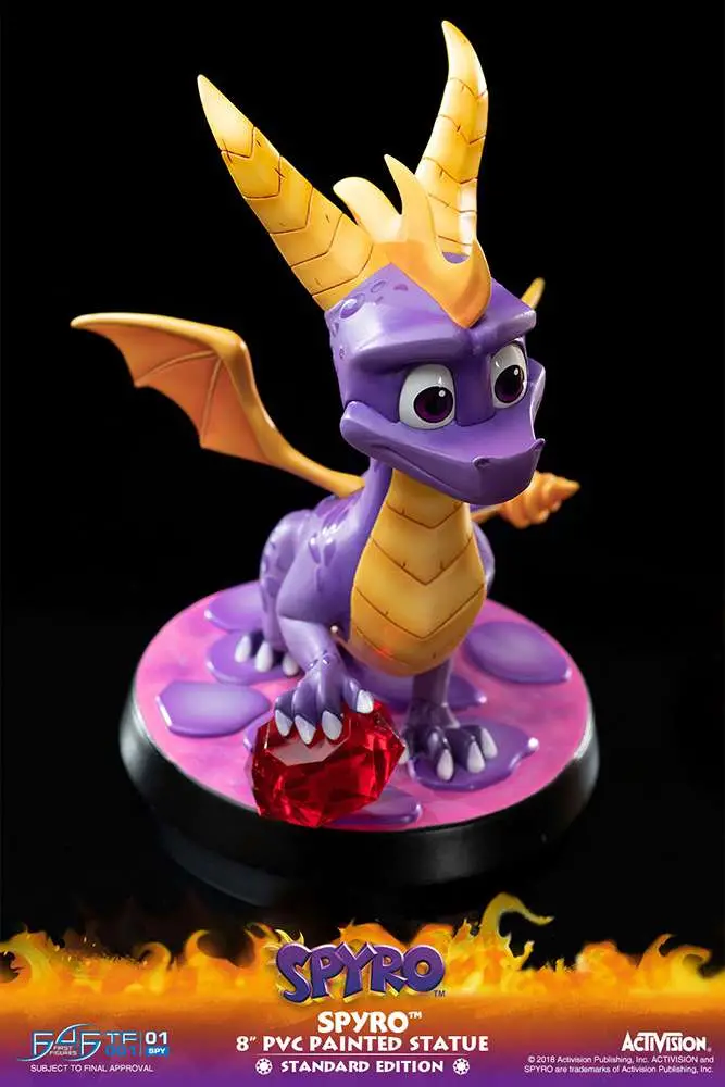 spyro the dragon pvc statue