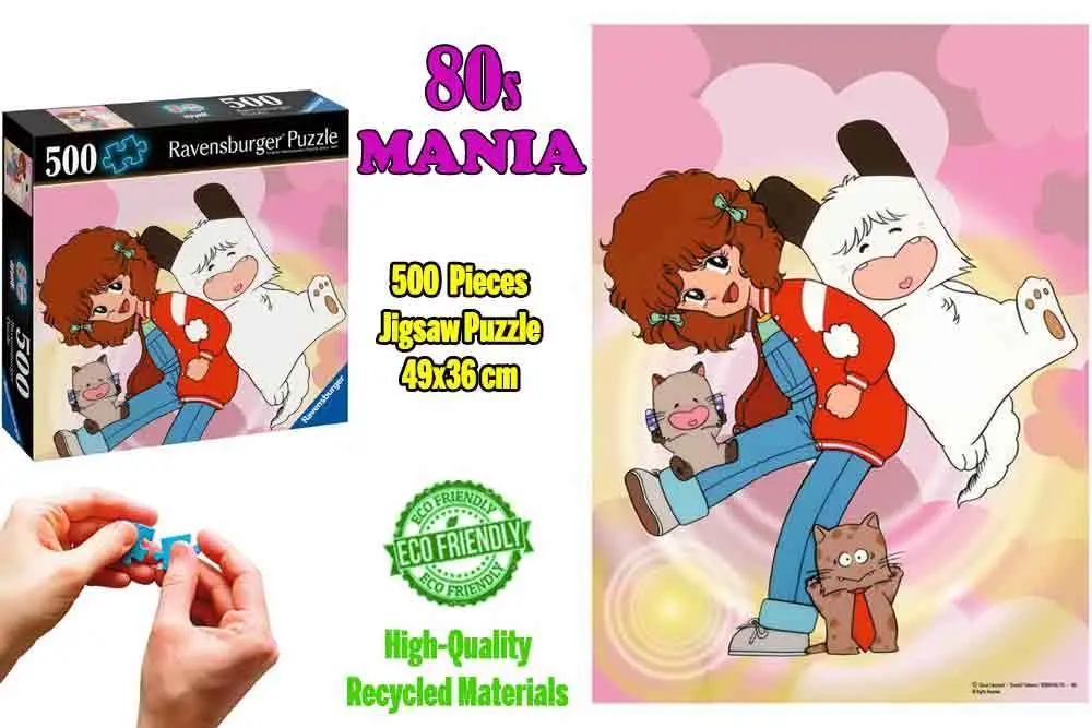 hello spank 80s mania 500 pieces jigsaw puzzle